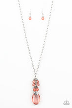 Load image into Gallery viewer, Paparazzi Necklaces Crystal Cascade - Orange

