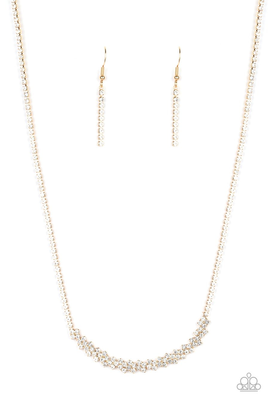 Paparazzi Necklaces Glamour Glow Gold