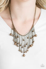 Load image into Gallery viewer, Paparazzi Necklaces Catwalk Champ - Brass
