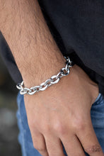 Load image into Gallery viewer, Paparazzi Bracelets Step It Up - Silver  Mens
