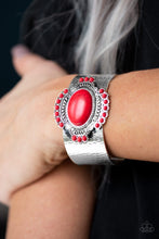 Load image into Gallery viewer, Paparazzi Bracelets Canyon Crafted - Red
