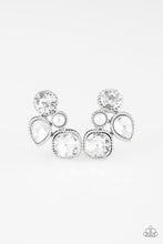 Load image into Gallery viewer, Paparazzi Earrings Super Superstar - White
