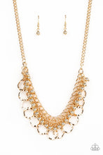 Load image into Gallery viewer, Paparazzi Necklaces Ring Leader Radiance - Gold
