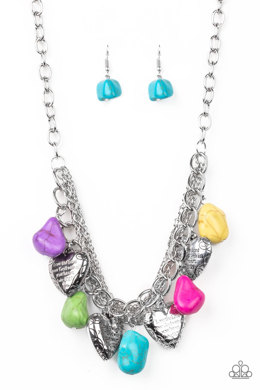 Paparazzi Necklaces Change Of Heart - Multi