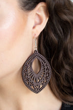 Load image into Gallery viewer, Paparazzi Earrings Coachella Gardens - Brown
