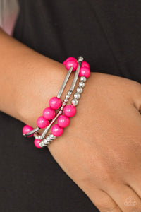 Paparazzi Bracelets New Adventures - Pink