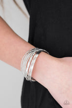 Load image into Gallery viewer, Paparazzi Bracelets See A Pattern? - Silver
