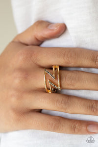 Paparazzi Rings 5th Avenue Flash - Gold