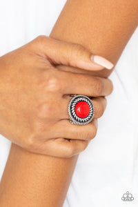 Paparazzi Rings Rare Minerals - Red