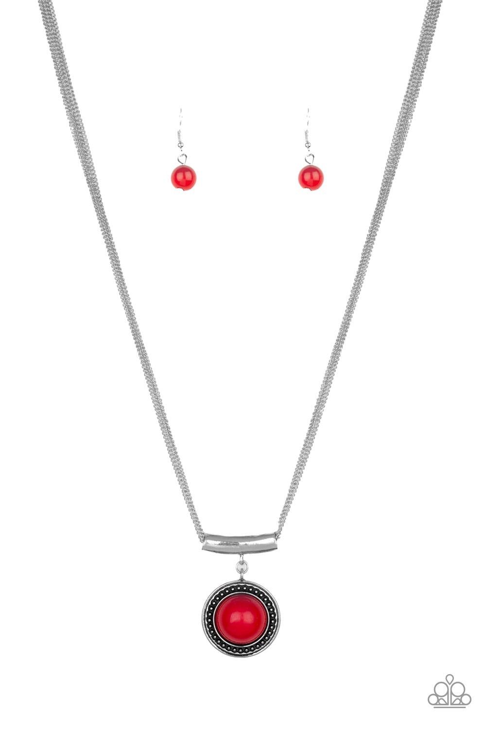 Paparazzi Necklaces Gypsy Gulf - Red