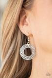 Paparazzi Earrings Sparkle Splurge White