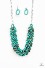 Load image into Gallery viewer, Paparazzi Necklaces Comin In HAUTE - Blue
