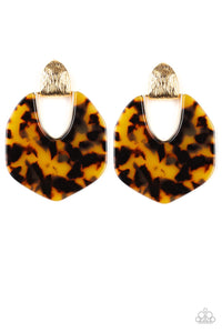 Paparazzi Earrings My Animal Spirit - Gold