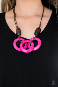 Paparazzi Necklaces Bahama Drama - Pink