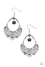 Load image into Gallery viewer, Paparazzi Earrings Garden Society - Black
