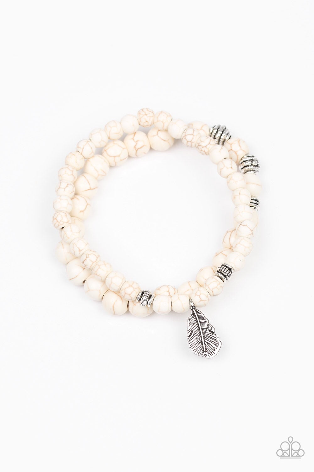 Paparazzi Bracelets Desert Dove - White