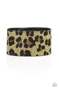 Paparazzi Bracelets Cheetah Cabana - Green