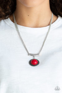 Paparazzi Necklaces Gypsy Gulf - Red