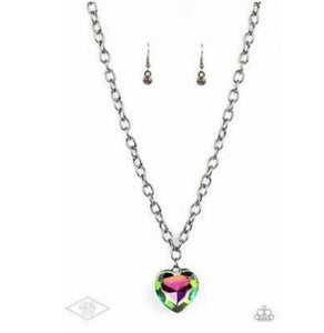 Paparazzi Flirtatiously Flashy Necklace Multi