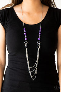 Paparazzi Necklaces Vividly Vivid Purple