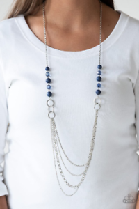 Paparazzi Necklaces Vividly Vivid Blue